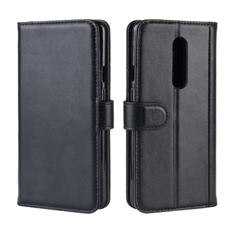 Etui Folio OnePlus 7 Pro Czarny Dwoina Skórzana Etui Ochronne