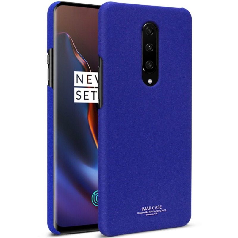 Etui OnePlus 7 Pro Ciemnoniebieski Sztywna Mat