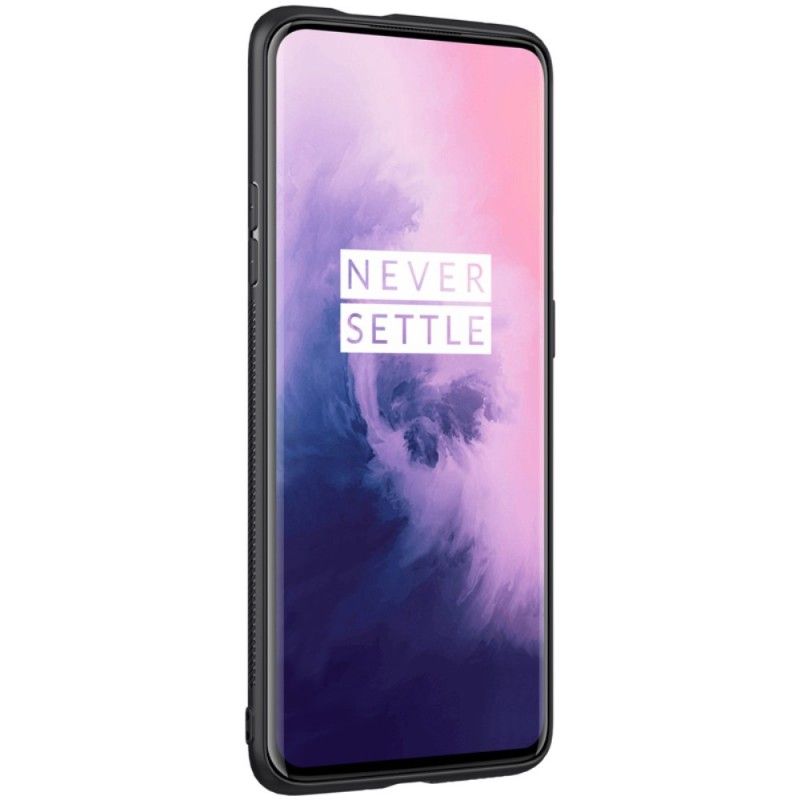 Etui OnePlus 7 Pro Włókno Syntetyczne Nillkin I Folia Magnetyczna