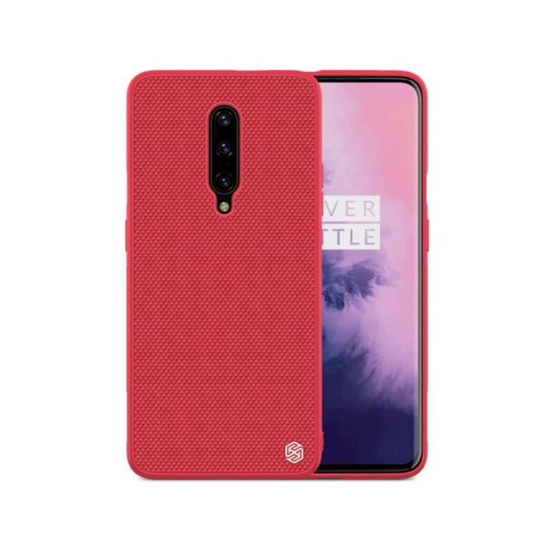 Futerały OnePlus 7 Pro Czarny Etui na Telefon Teksturowana Skóra Nillkin