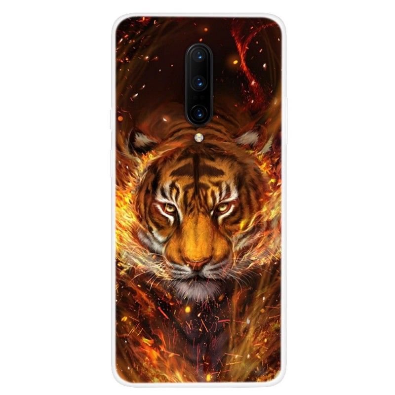 Futerały OnePlus 7 Pro Etui na Telefon Tygrys Ognisty