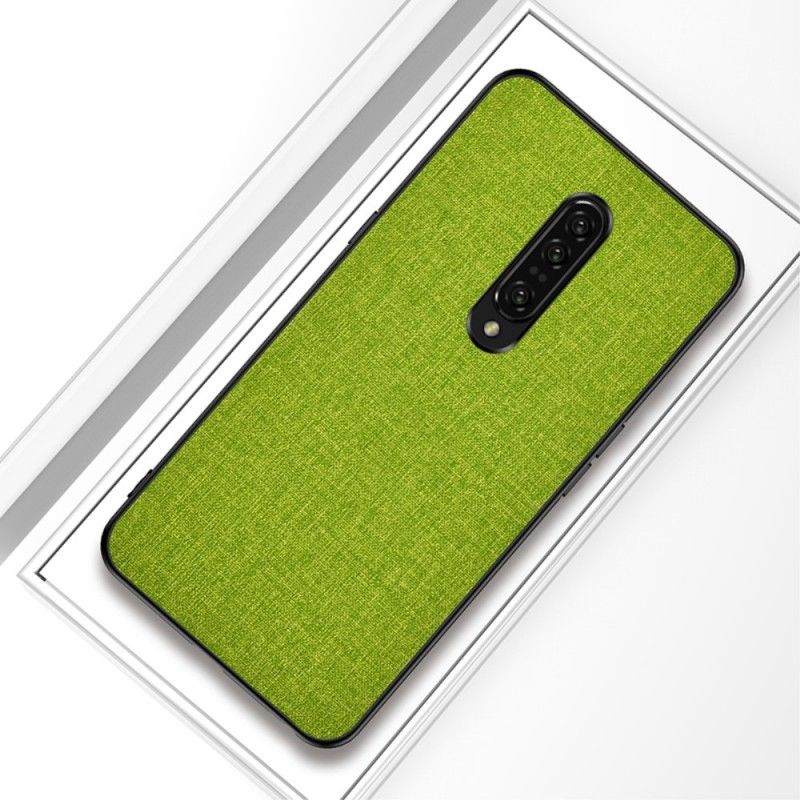 Futerały OnePlus 7 Pro Szary Czarny Tekstura Tkaniny