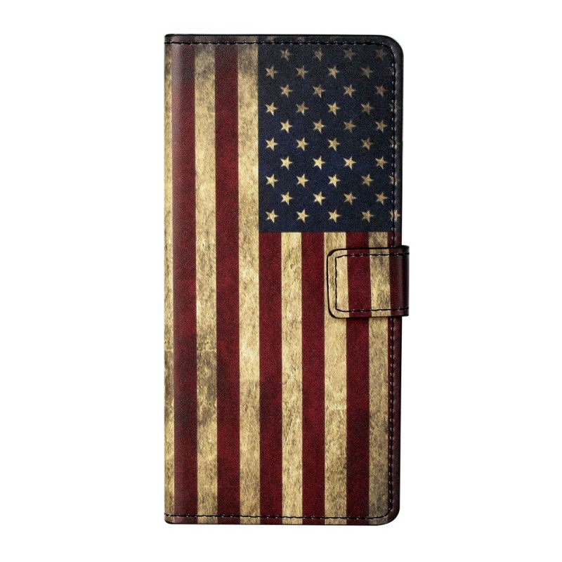 Etui Folio Honor 10X Lite Flaga Usa Etui Ochronne