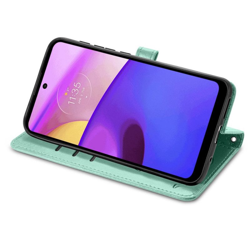 Etui Folio Moto E20 / E30 / E40 Animowane Zwierzęta