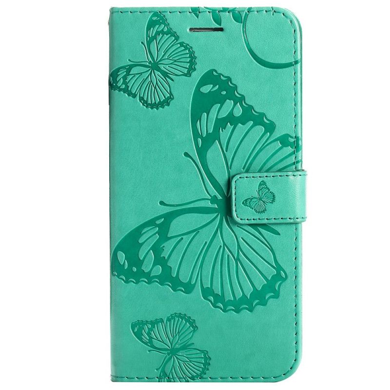 Etui Folio Moto E20 / E30 / E40 Olbrzymie Stringi Motyle Etui Ochronne