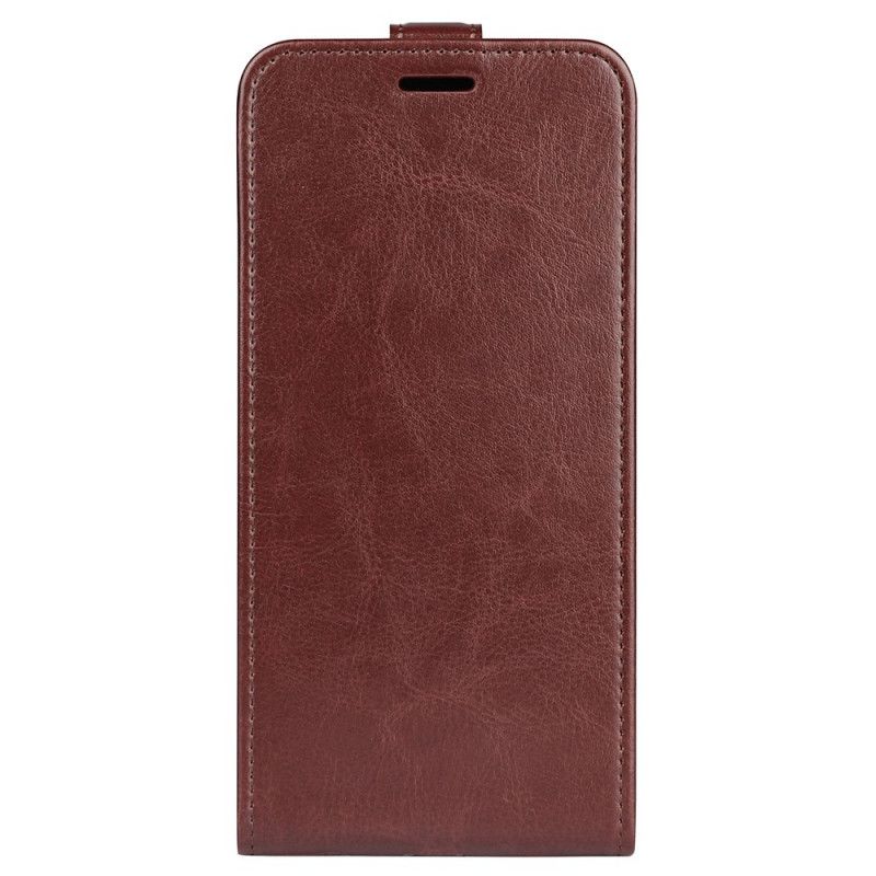 Skórzany Futerał Moto E20 / E30 / E40 Etui Na Telefon Składany Retro