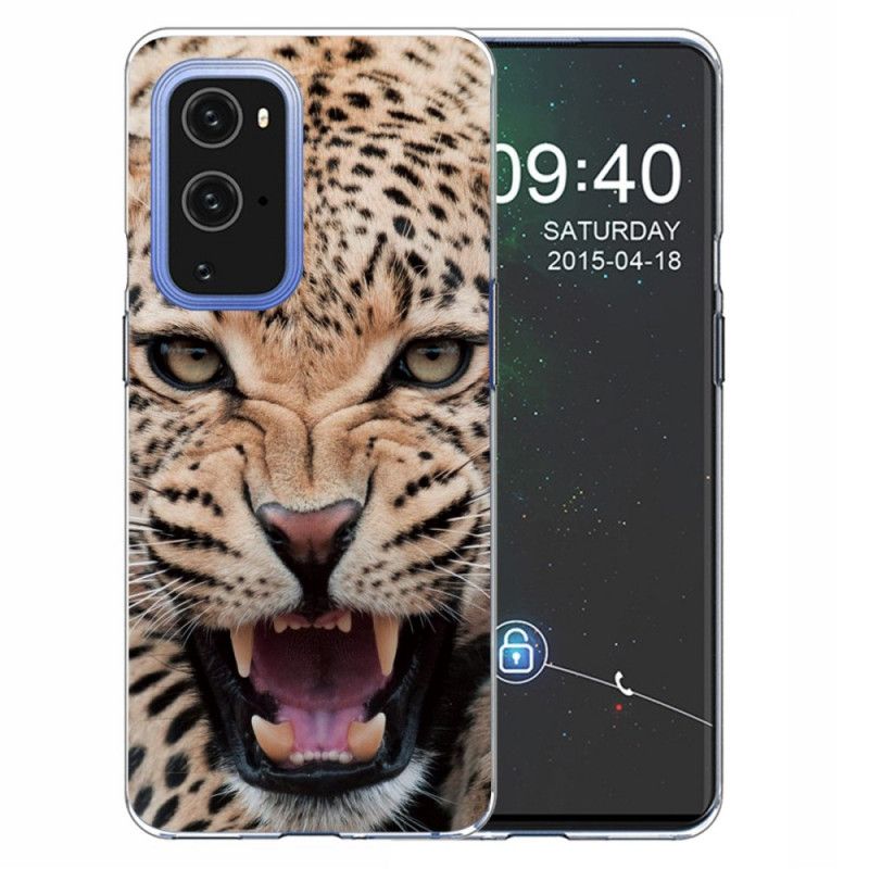 Etui OnePlus 9 Pro Fioletowy Czarny Wspaniały Kot