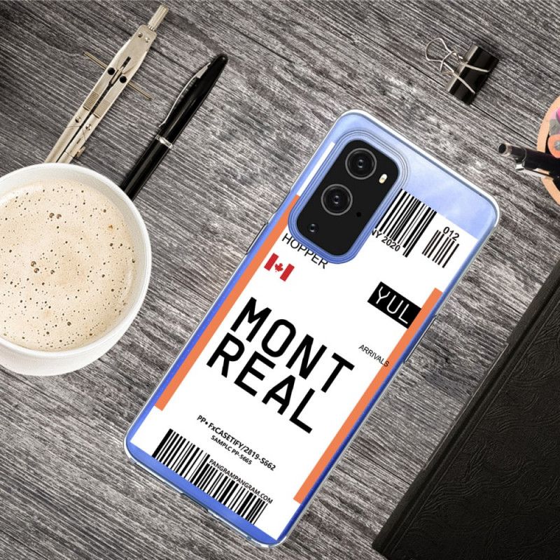 Etui OnePlus 9 Pro Karta Pokładowa Do Montrealu
