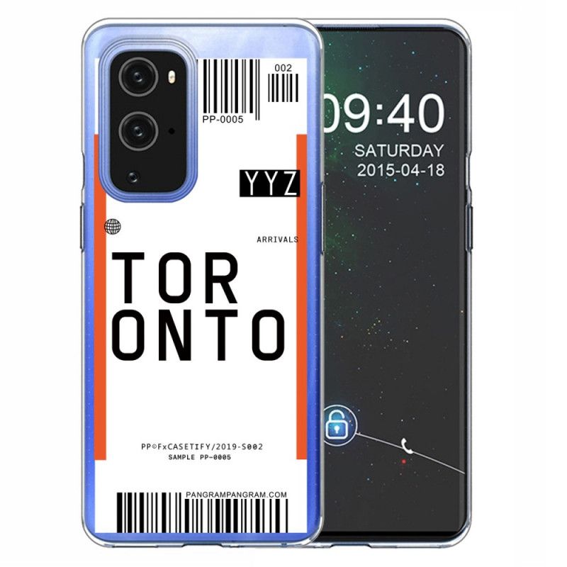 Etui OnePlus 9 Pro Karta Pokładowa Do Toronto Etui Ochronne
