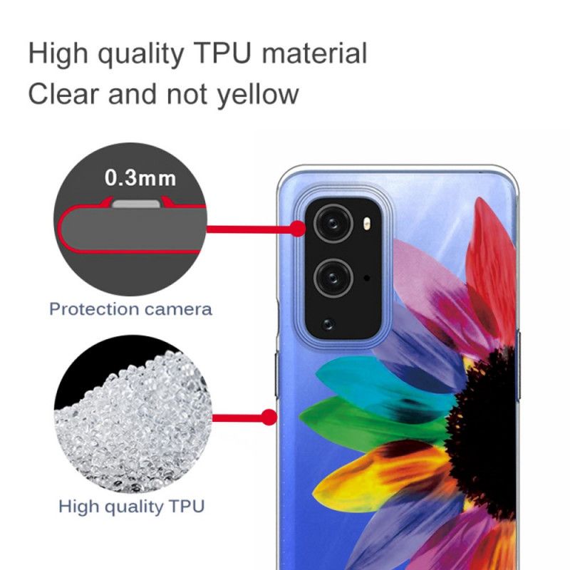 Etui OnePlus 9 Pro Kolorowy Kwiat