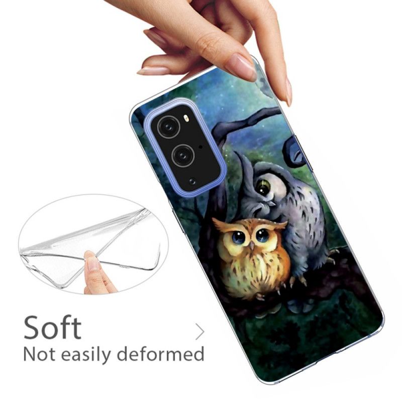 Etui OnePlus 9 Pro Malowanie Sowy Etui Ochronne