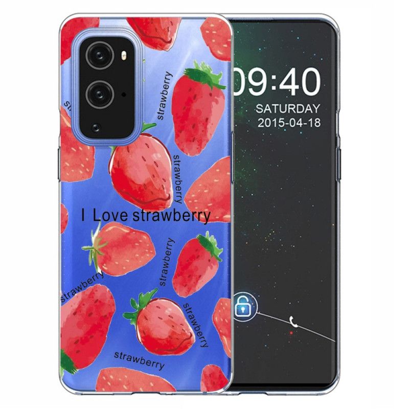 Etui OnePlus 9 Pro Truskawka / Kocham Truskawkę Etui Ochronne