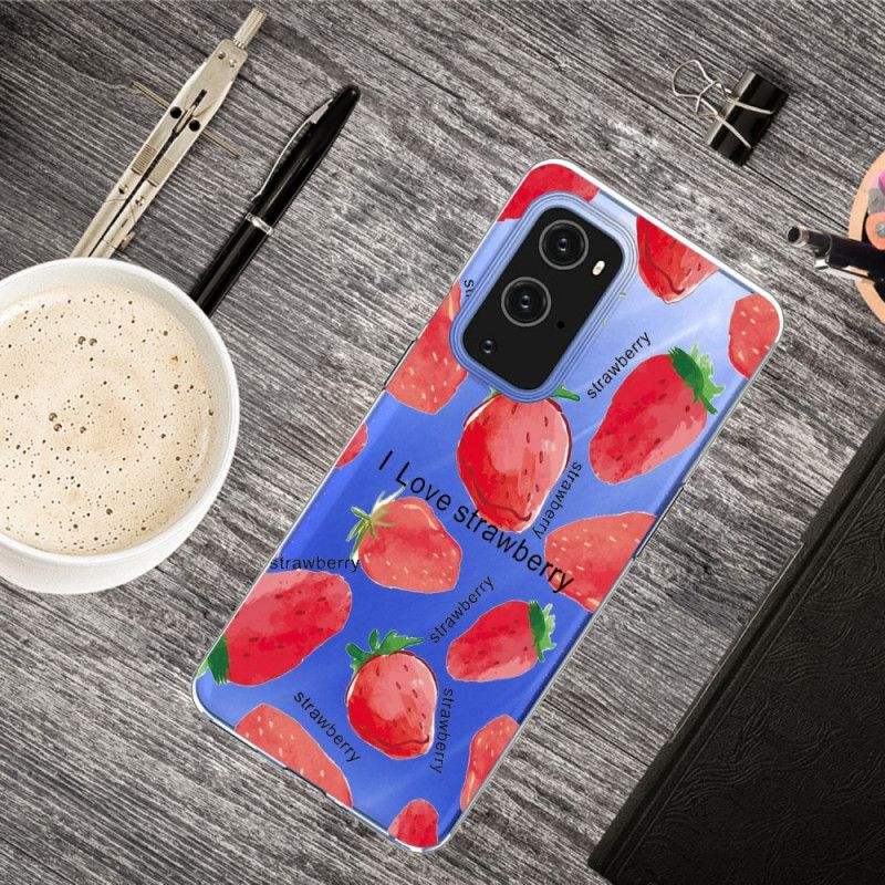 Etui OnePlus 9 Pro Truskawka / Kocham Truskawkę Etui Ochronne