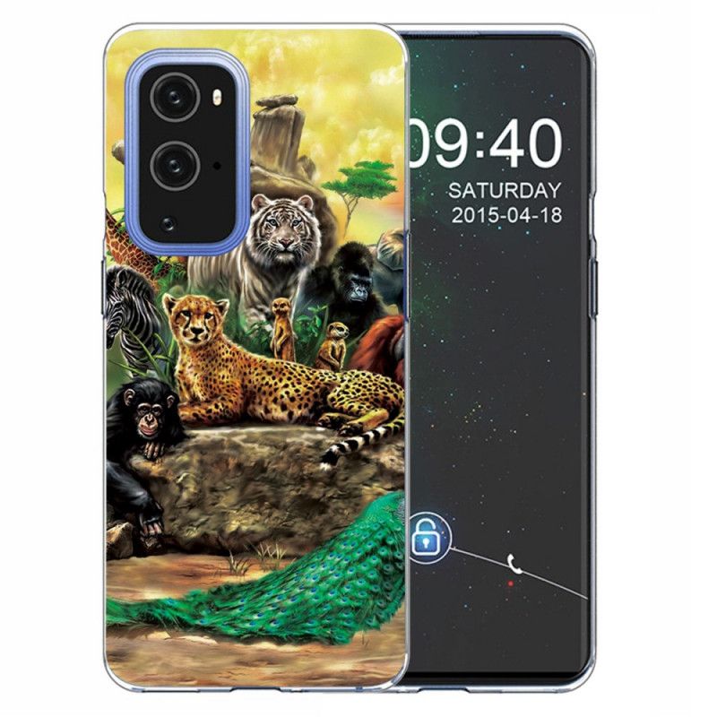 Etui OnePlus 9 Pro Zwierzęta Safari