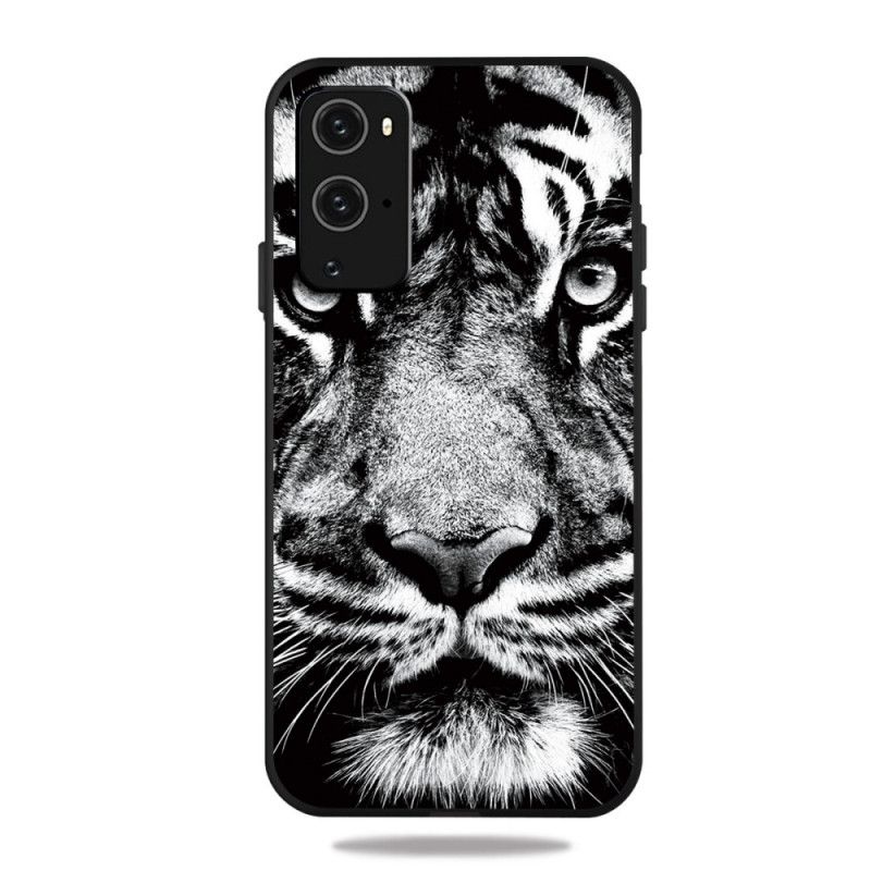 Futerały OnePlus 9 Pro Etui na Telefon Czarno-Biały Tygrys
