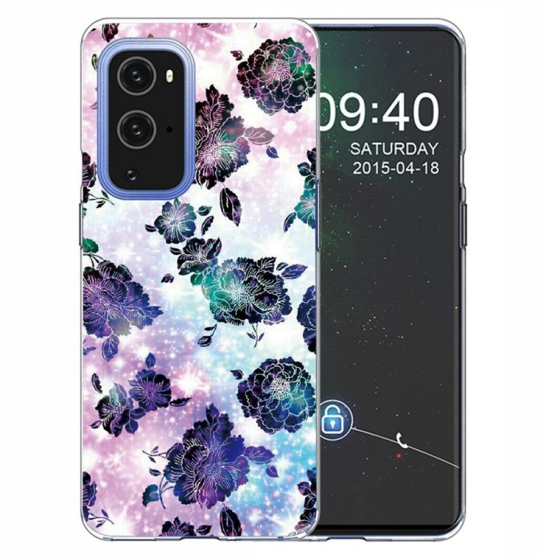 Futerały OnePlus 9 Pro Etui na Telefon Kolorowe Kwiaty Vintage