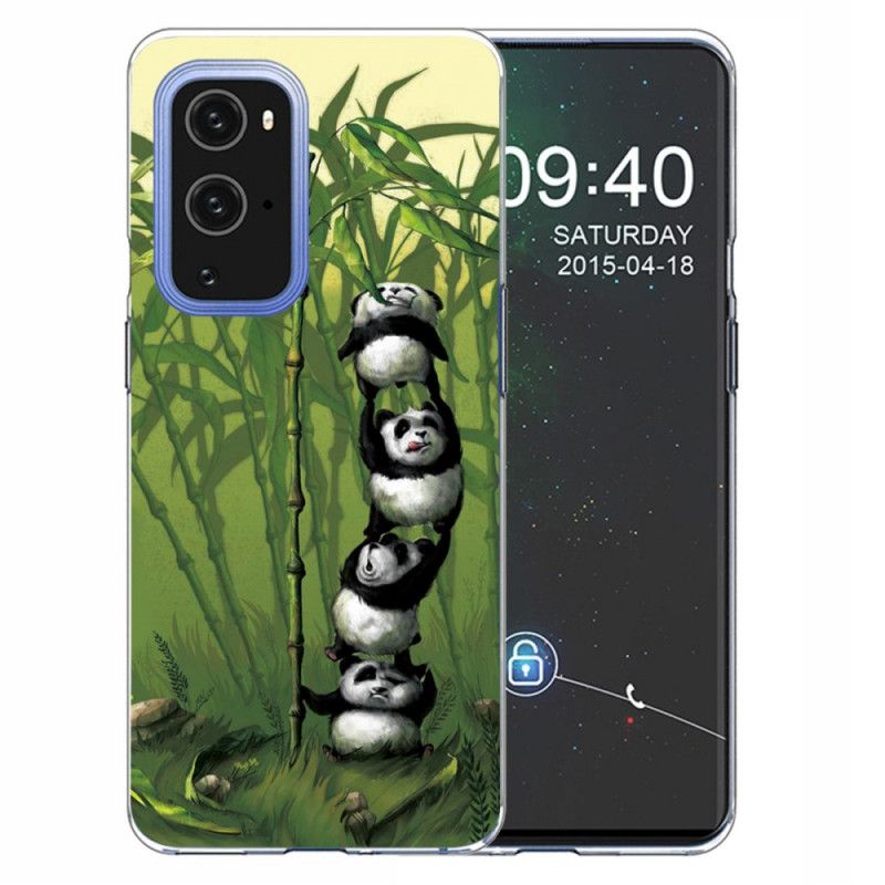 Futerały OnePlus 9 Pro Jasnoniebieski Zielony Etui na Telefon Kupa Pand