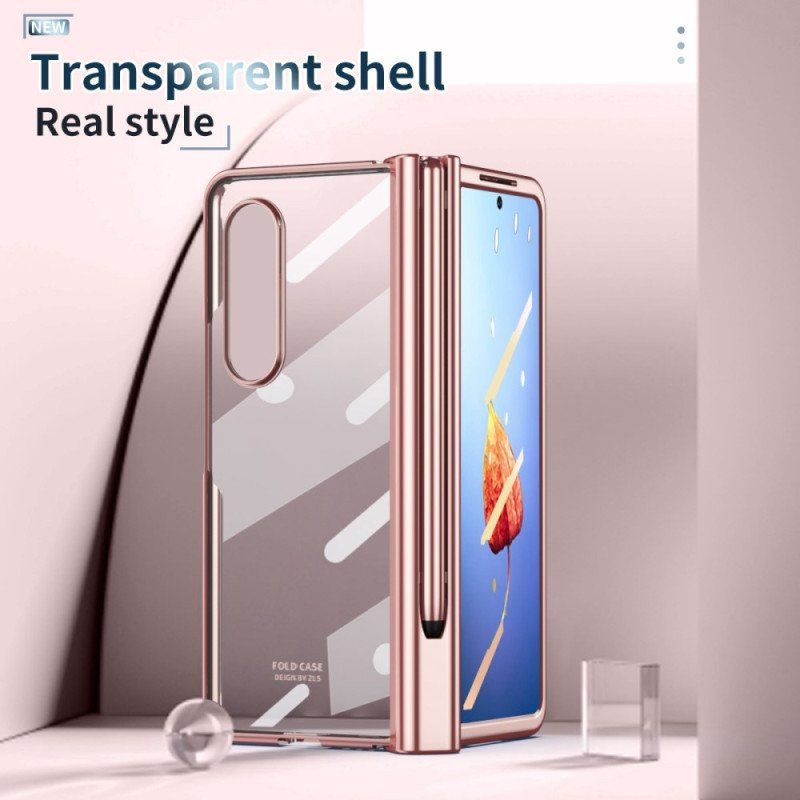 Etui do Samsung Galaxy Z Fold 4 Matowa Skorupa Z Rysikiem