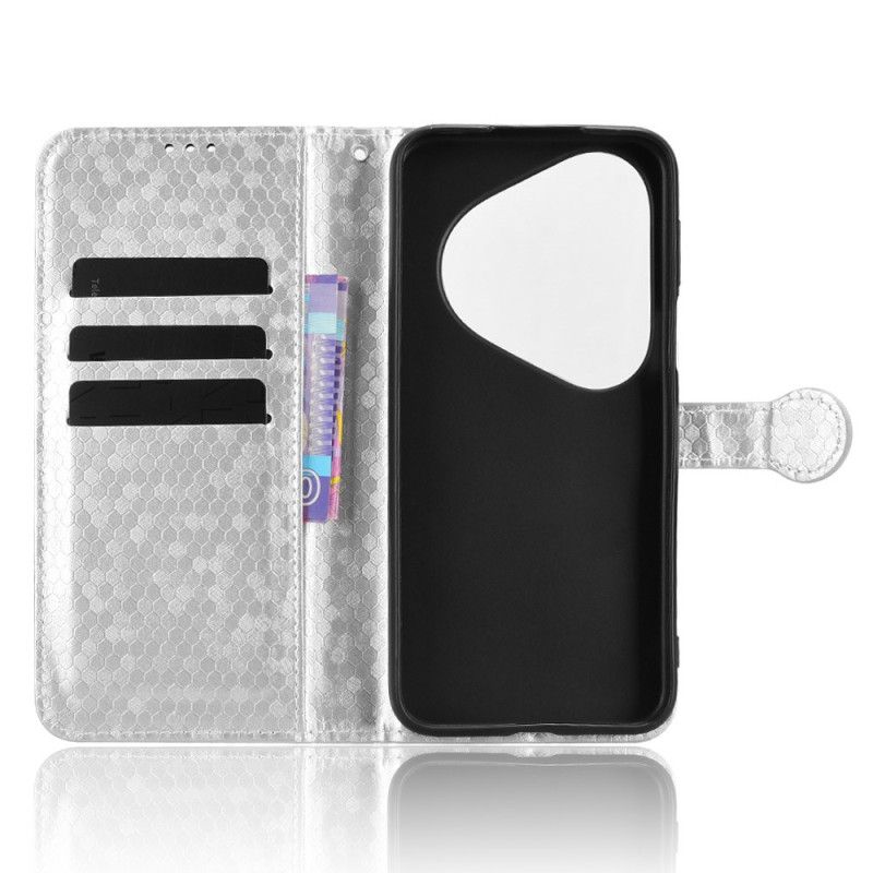 Etui Folio Do Huawei Pura 80 Pro Brokatowe Kropki