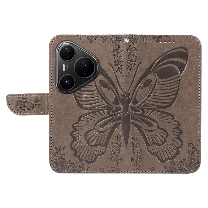 Etui Folio Do Huawei Pura 80 Pro Graficzny Motyl