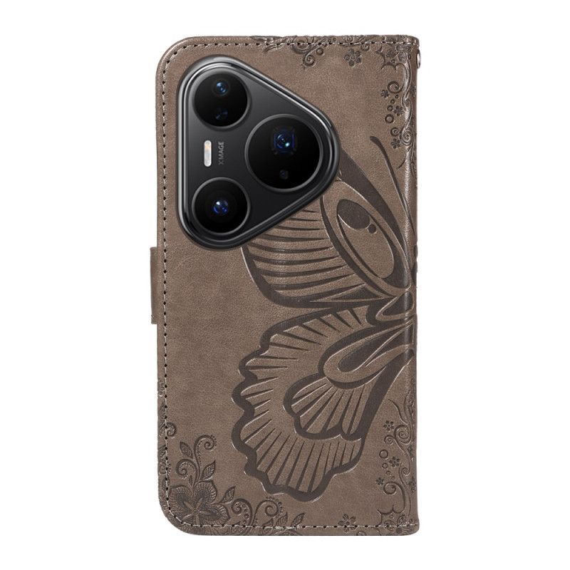 Etui Folio Do Huawei Pura 80 Pro Graficzny Motyl