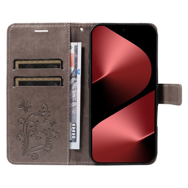 Etui Folio Huawei Pura 80 Pro Olbrzymie Motyle