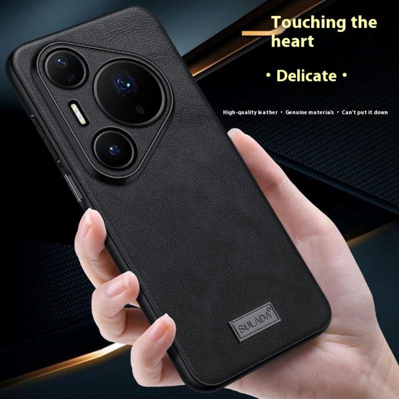 Etui Huawei Pura 80 Pro Sulada Efekt Skóry