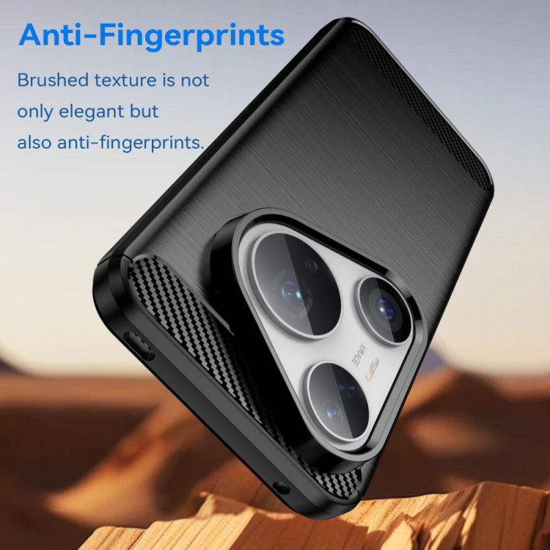 Etui Huawei Pura 80 Pro Szczotkowane Włókno Węglowe