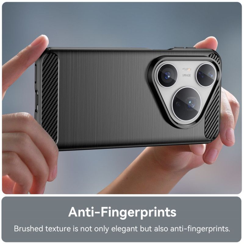 Etui Huawei Pura 80 Pro Szczotkowane Włókno Węglowe