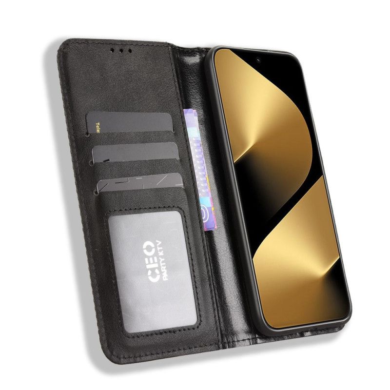 Flip Kotelot Huawei Pura 80 Pro Obramowanie W Stylu Vintage Etui Ochronne