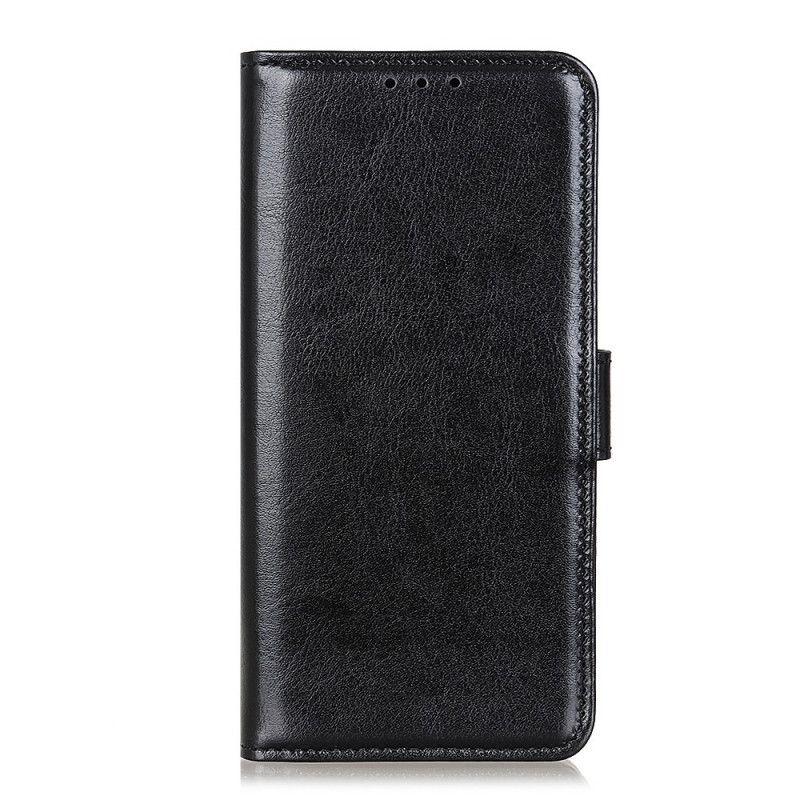 Etui Folio Samsung Galaxy A41 Ciemnoniebieski Klasyczny Styl Skóry