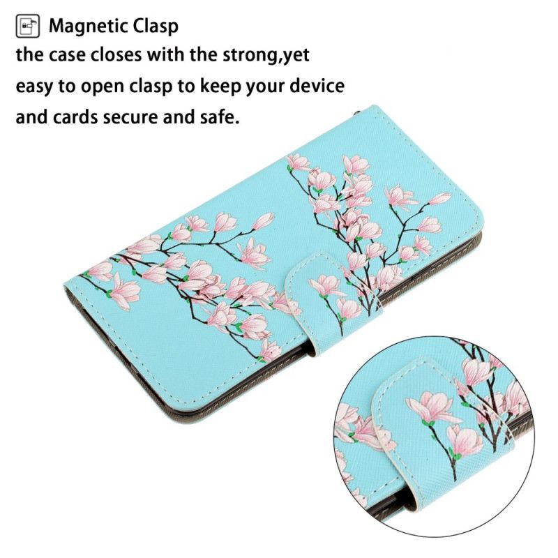 Etui Folio Samsung Galaxy A41 Krzew Stringi Etui Ochronne