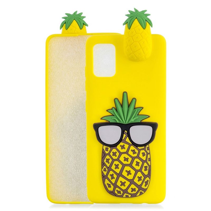 Etui Samsung Galaxy A41 Fajny Ananas 3D