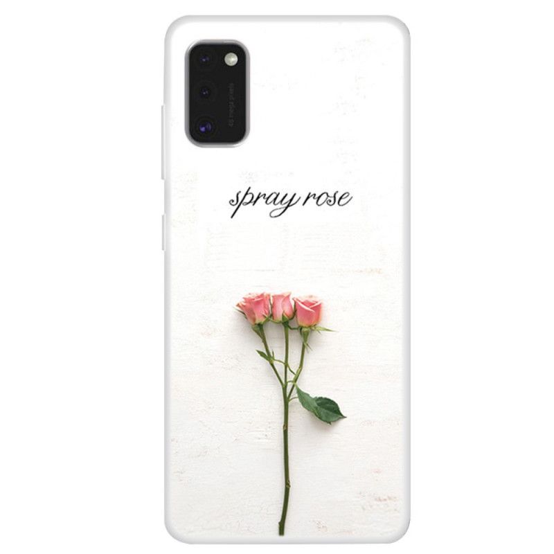 Etui Samsung Galaxy A41 Róże W Sprayu Etui Ochronne