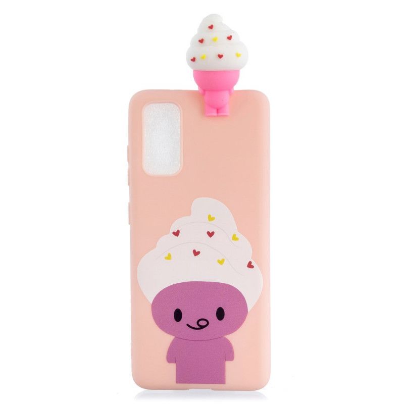 Etui Samsung Galaxy A41 Zabawne Lody 3D Etui Ochronne