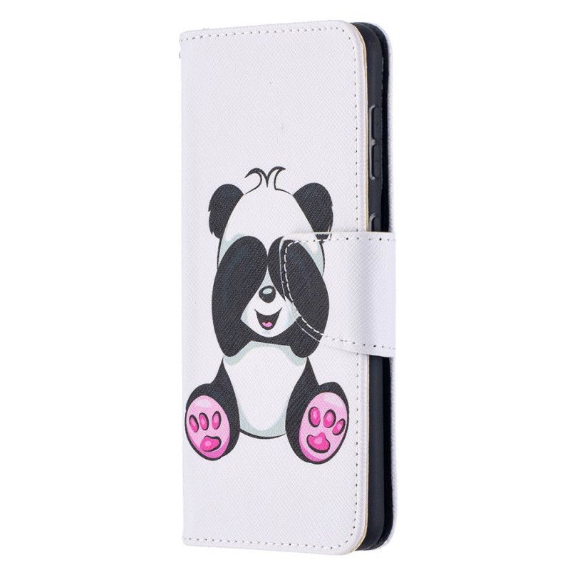 Etui Folio Samsung Galaxy S21 5G Zabawna Panda Etui Ochronne