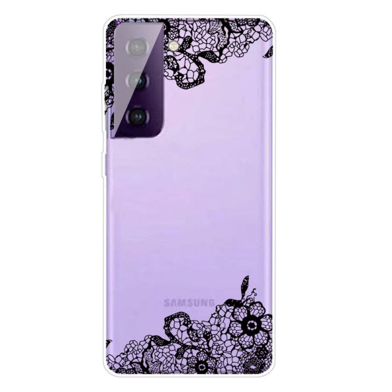 Etui Samsung Galaxy S21 5G Cienka Koronka