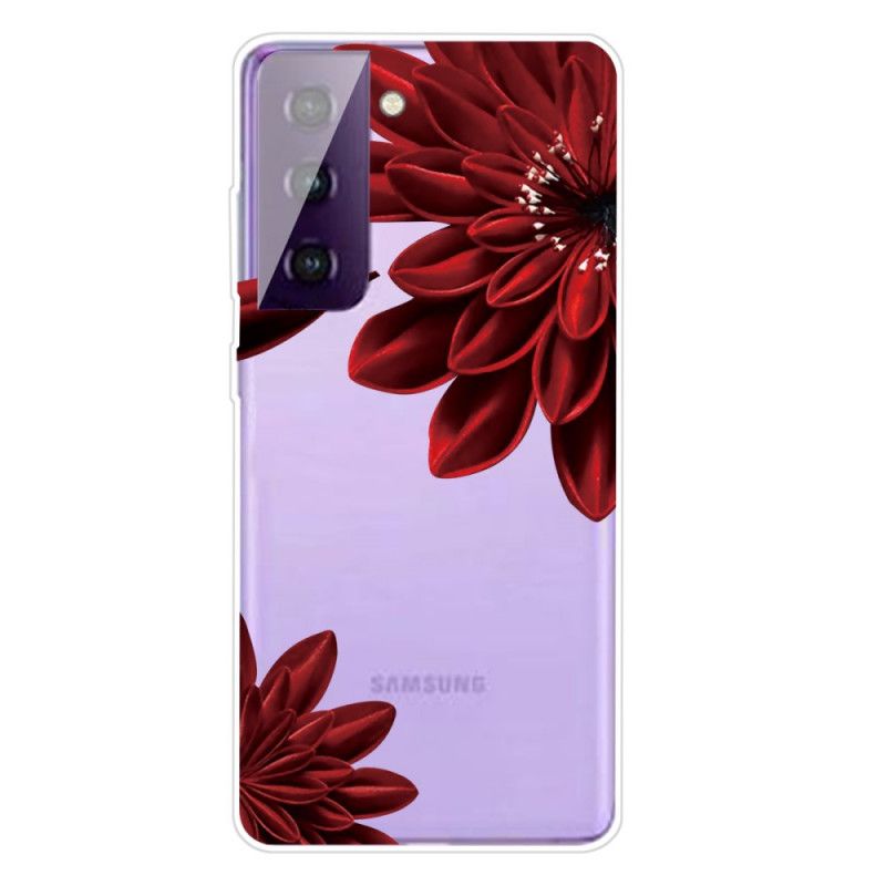 Futerały Samsung Galaxy S21 5G Etui na Telefon Dzikie Kwiaty