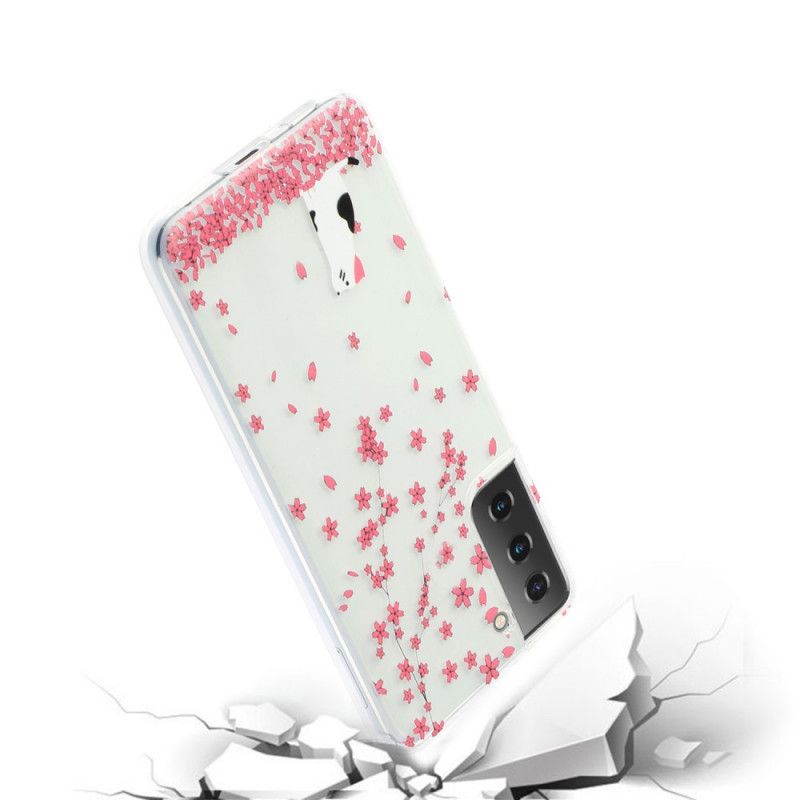 Futerały Samsung Galaxy S21 5G Etui na Telefon Płatki I Kat
