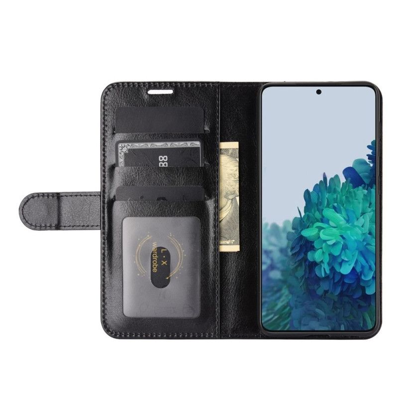 Pokrowce Samsung Galaxy S21 5G Biały Czarny Efekt Delikatnej Skóry