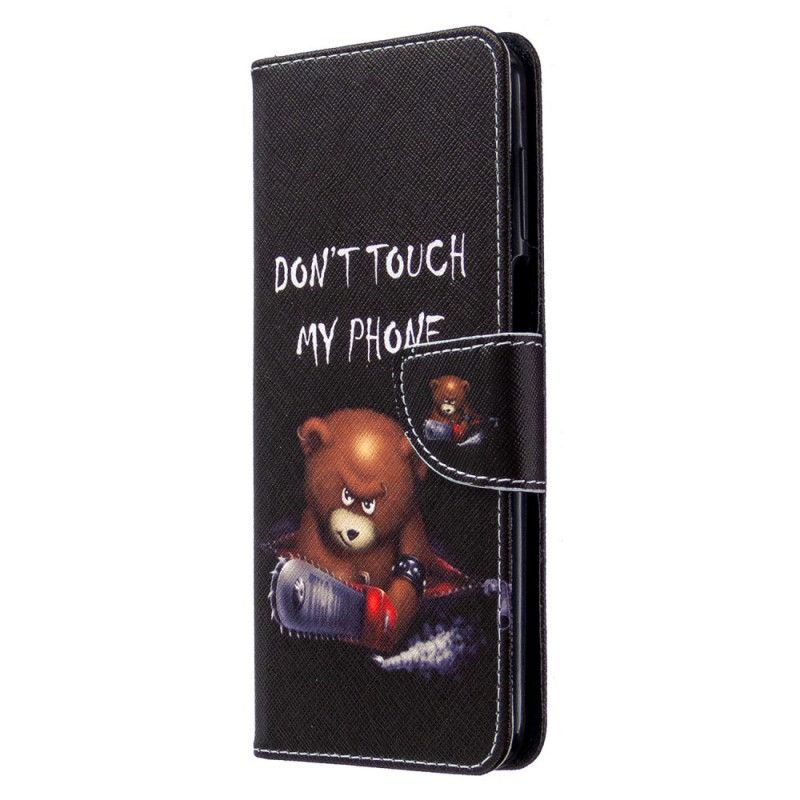 Etui Folio Xiaomi Redmi Note 9S / Note 9 Pro Niebezpieczny Niedźwiedź