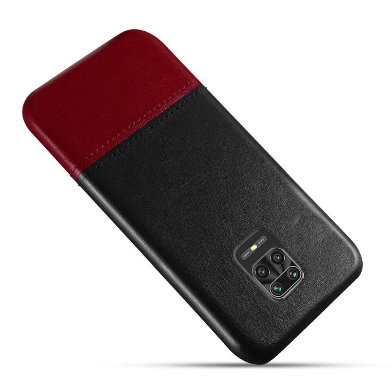 Futerały Xiaomi Redmi Note 9S / Note 9 Pro Czerwony Czarny Etui na Telefon Dwukolorowy Ksq