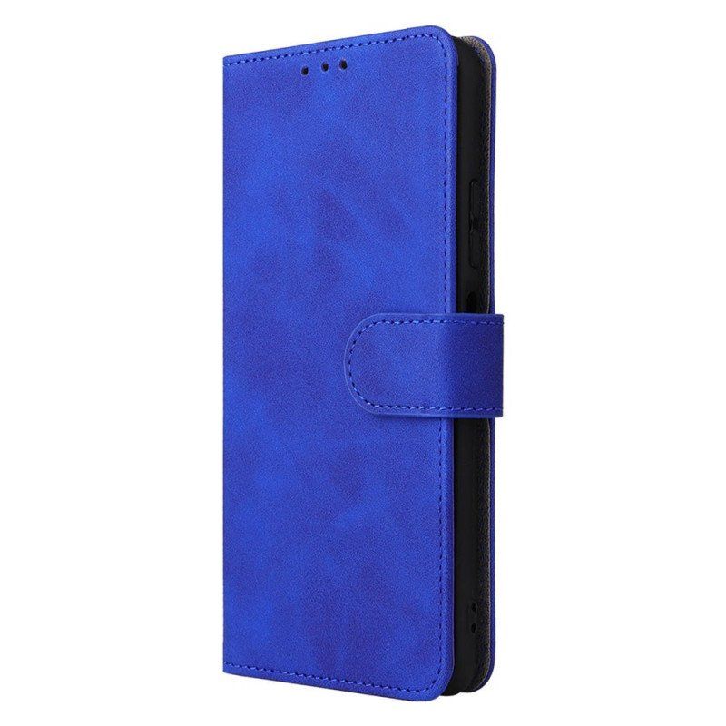 Etui Folio do Poco M4 Pro 5G Dotyk Skóry