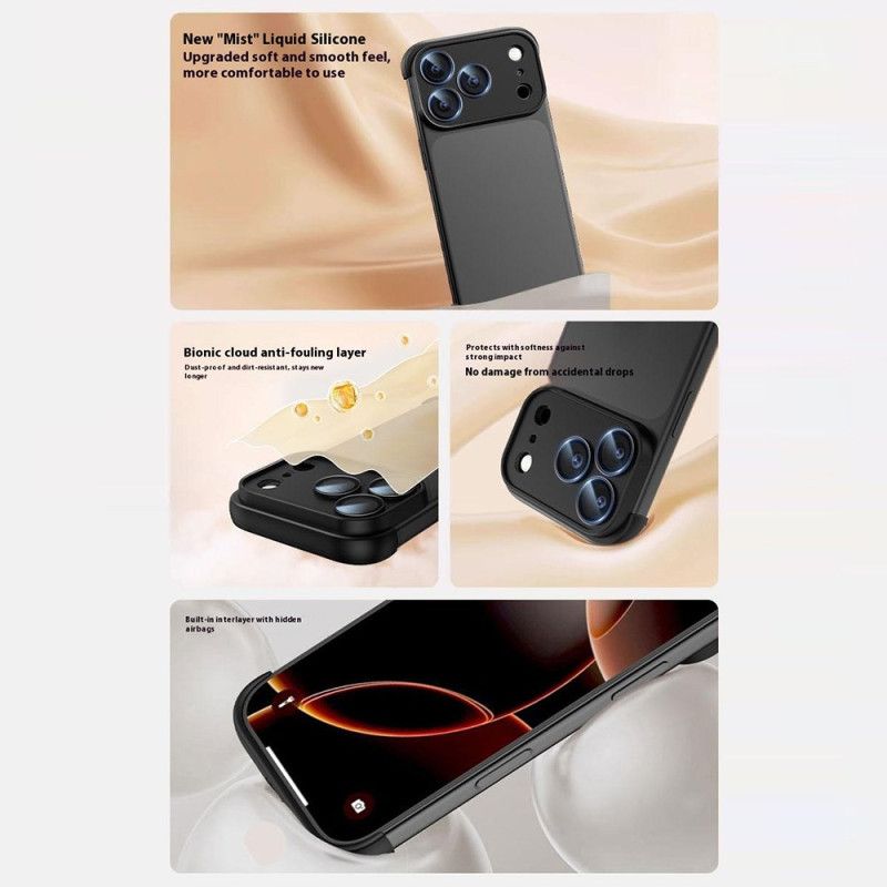 Etui Do iPhone 17 Pro Bezramkowe Z Ochroną Narożników I Zintegrowanym Obiektywem