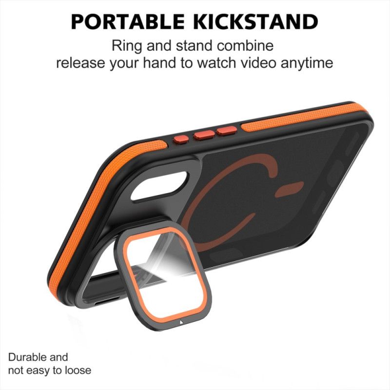 Etui Do iPhone 17 Pro Hybrydowy Magsafe Z Osłoną Obiektywu I Zintegrowanym Mocowaniem