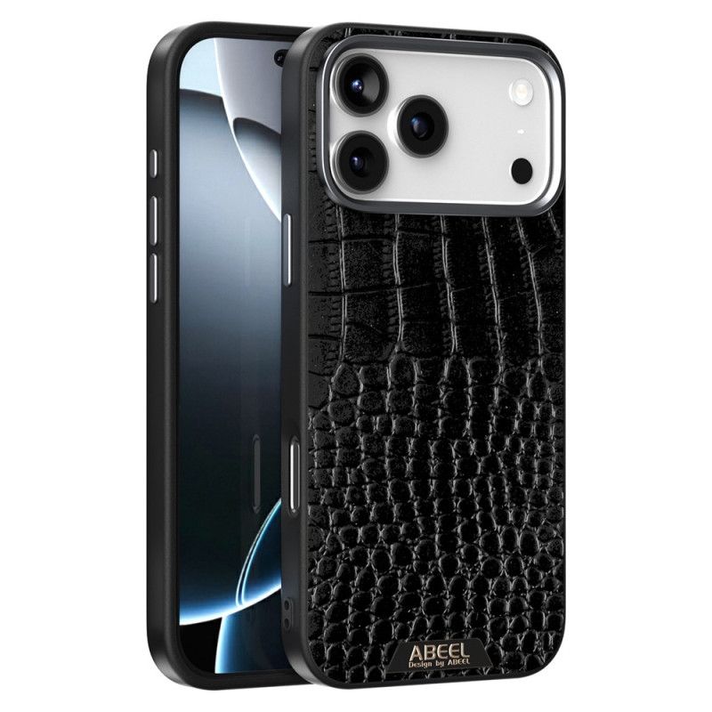 Etui Do iPhone 17 Pro Magsafe Kompatybilny Z Efektem Krokodyla Abeel
