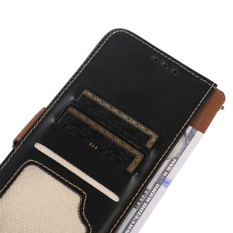 Etui Folio iPhone 17 Pro Abeel Premium Skórzany Portfel Rfid Etui Ochronne