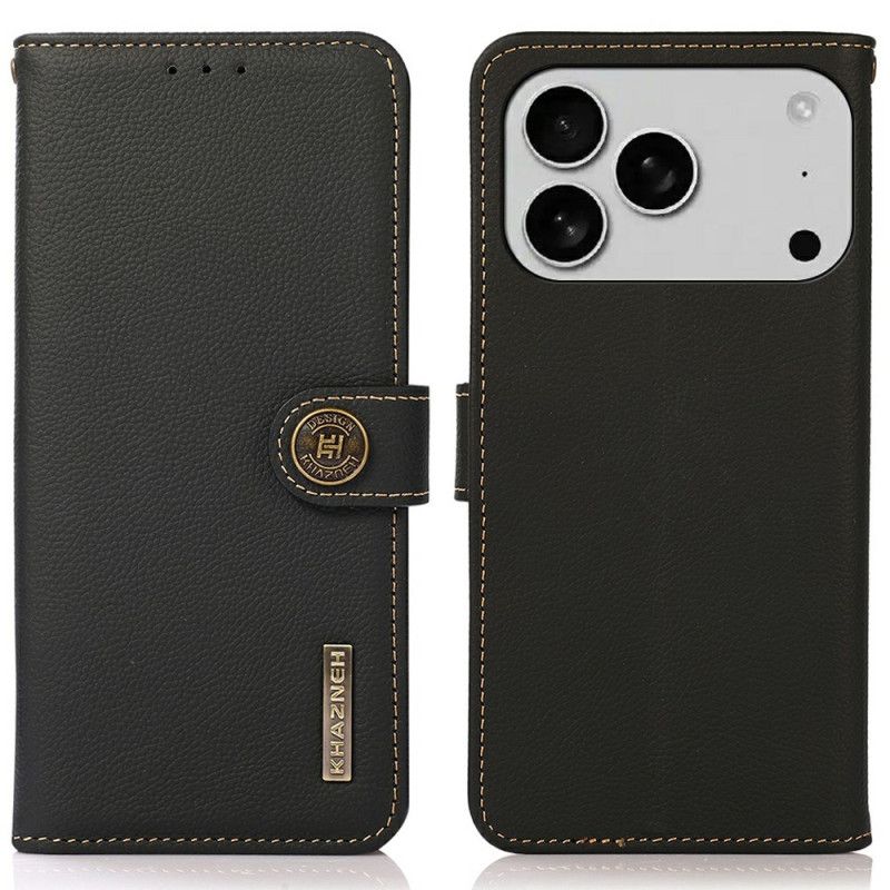 Etui Folio iPhone 17 Pro Klasyczny Khazneh Etui Ochronne