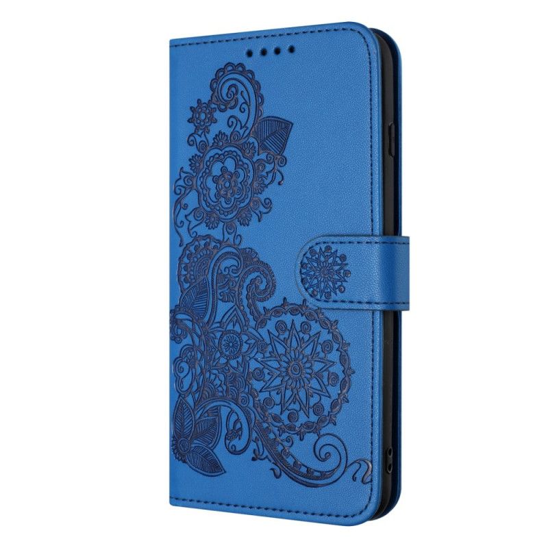 Etui Folio iPhone 17 Pro Koronka W Kwiaty Etui Ochronne