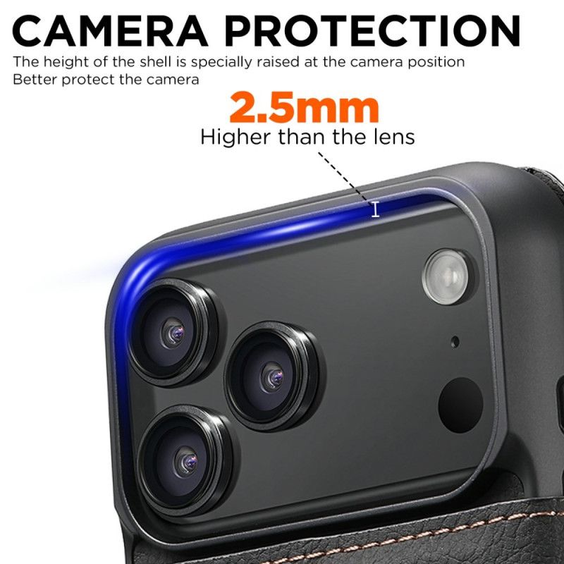 Etui Folio iPhone 17 Pro Odpinane Etui Kompatybilne Z Magsafe